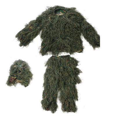 China Hunting Desert Camouflage Ghillie Suit Set Jute Fiber Photography Woodland Hunting Snow Camouflage Ghillie Suit for sale