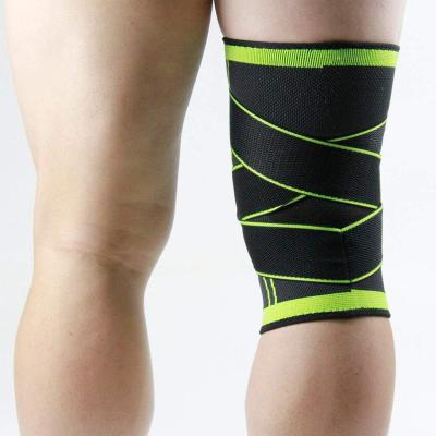 China Knee Pads Leg Protector Bondage Spring Force Knee Joint Support Tape Extended Protective Breathable Pads for sale