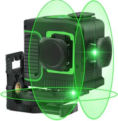 China 3D Laser Level Green Light Self Leveling 12 Lines 360 Automatic Vertical And Horizontal Lines 250mm/200mm/152mm for sale