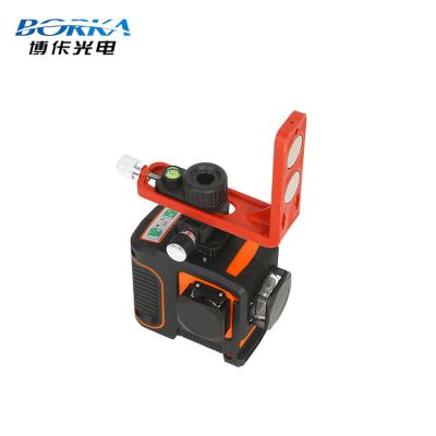 China Borka 12 Lines Green/Red Beam Cross Line Laser Level 3D Wall Instrument 360 Degree Bonding Middle for sale