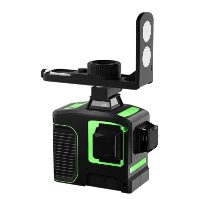 China Borka Self Leveling Laser Level 3D Green Beam 360 Degree Laser Cross Line With L-Magnetic Bracket Middle for sale