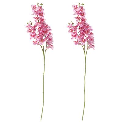 China New eco-friendly artificial fabric flower orchid for decorative flowers and elegant home decoration garlands and shaping wedding different colors for sale