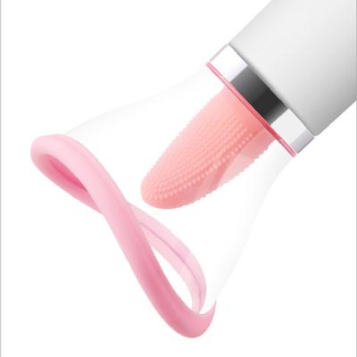 China Silicona mÃ © Vibrador Punto G Oral Sexuales Para mujer Juguetes de adultos de Productos Para de sexuales de Chupar Juguetes de clitoris de Silicona de dica + ABS for sale