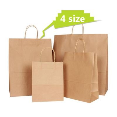 China Wholesale Customized Recyclable 4 Size Multifunctional Gift Wrapping Paper Bag With Handle for sale