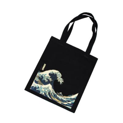 China Customized Foldable Cotton Reusable Fashion School Dust Hand Tote Bag for sale