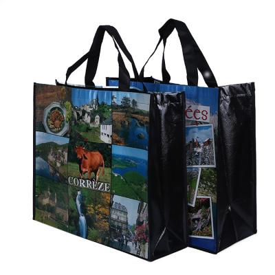 China 100% eco-friendly wholesale customs printed non woven large shopping recycling bag for sale