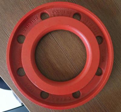 China Malleable Iron DI Cast Stand Ring Flange For HDPE Pipe Flange Ring Stand Flange Relief Ring For HDPE PE Pipe for sale