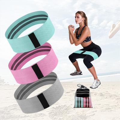 China A New Style Fabric Colorful Durable Exercise Band Booty Hip Band Circle Non-slip Resistance Band For Squats Exercises for sale