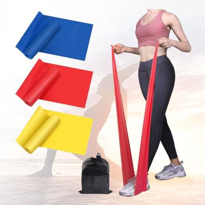 China Yoga Exercise Elastic Band Resistance Bands Latex Eco-Friendly Wholesale Thera Free Band Home Fitness From Amazon Non for sale