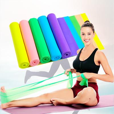 China Bodybuilding one one material elastic bands low MOQ fitness band sports resistance from factory wholesale equipment custom logo for sale