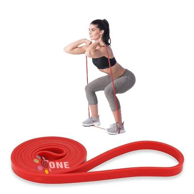 China High Elasticity One Factory Wholesale Low Moq Pull Up Thick Boxing Elastic Latex Live Monster Resistance Band Custom Gym Workout for sale