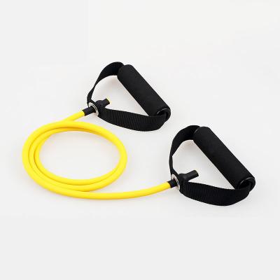 China Bodybiulding Band Cheap Price Yellow Elastic Tube 5x8mm for sale