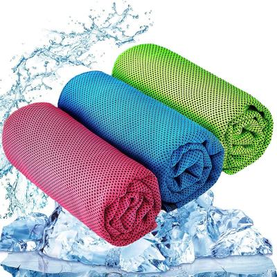 China Keep Cool UV Protection Gym Sport Soft Breathable Cool Towel Towel Ice Removal Cooling Towel for sale