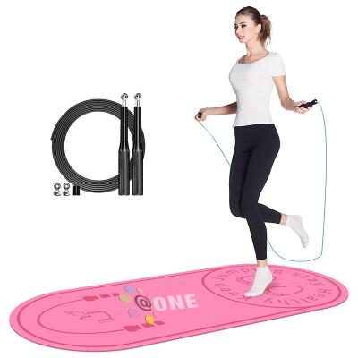 China Jump Rope Low MOQ Factory Wholesale New 2021 Cork Custom Pink Thick Eco Friendly Yoga Mat With Logo for sale