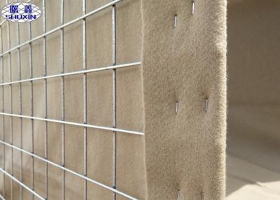 China Army Border Perimeter Defensive Barrier , Gabion Wire Mesh Boxes for sale