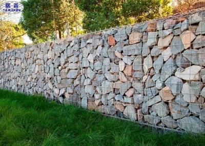 China Galfan Coated Welded Gabion Box / Garden Gabion Retaining Wall Rust Proof for sale