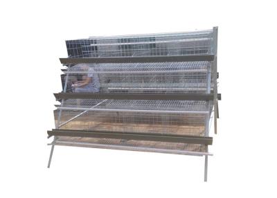 China Farms Type A Poultry Breeding Cages , Wire Chicken Cages 3- 4 Tiers for sale