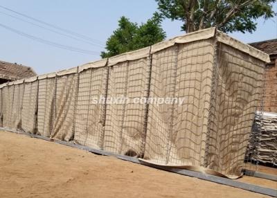 China Diámetro militar soldado con autógena del alambre de la caja 4-5.0m m de Gabion del bastión de la pared defensiva de las barreras en venta