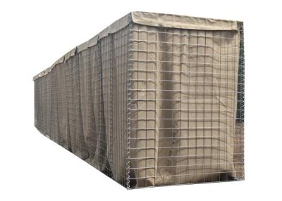 China Professional Sand Wall Hesco Barrier 3- 5 Mm Wire Diameter For Military Protection for sale