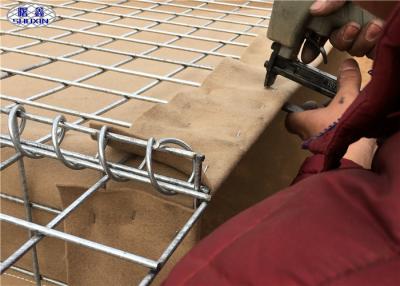 China Military Hesco Barrier Welded Gabion Box For Military Shooting Range for sale