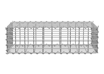 China Cor de prata soldada das cestas da pedra de Lowes Gabion da parede de retenção da gaiola de Gabion à venda