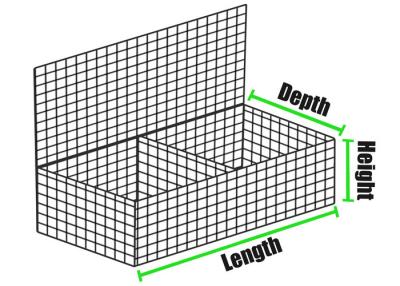 Chine 200 x 50 x mur de soutènement soudé par 50 de Gabion de chaux commun dans 50cm hauts à vendre