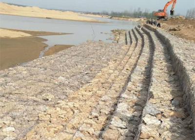 China De gegalvaniseerde van de de Mand Hexagonale Draad van Galfan Steen Gevulde Gabions Kooien van de het Netwerkdraad Te koop