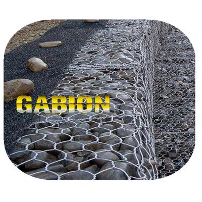 China Standard-PVC des Meter-1x1x2 beschichtete Gabions-Korb-schweren galvanisierten Draht-sechseckigen Draht Mesh Box zu verkaufen