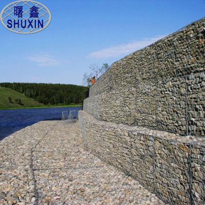 China Galfan2*1*1 M Gabion Wire Mesh Boxes Hexagon Retaining Wall Ontwerp Te koop