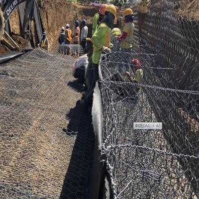 China SGS, der Gabion füllt, sperrt 2x1x1m 3x1x1m 4x1x1m galvanisierte 5x1x1m ein zu verkaufen