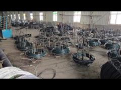 Gabion mesh weaving process