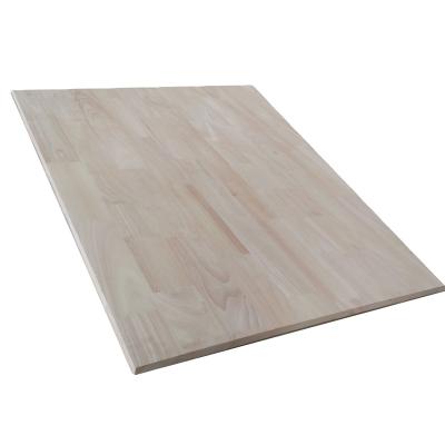 China Wardrob Modern Unfinished Table Rubber Wood Finger Joint Factory Supply Board for sale