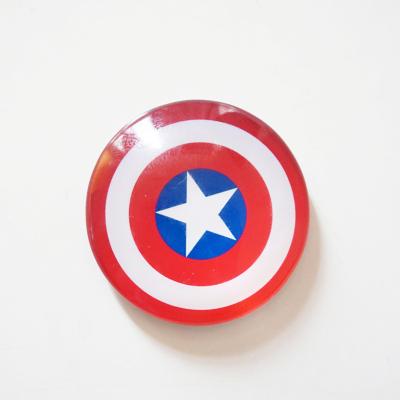 China Hot Selling Crystal Glass Shape Fridge Magnet Blanks Can DIY Photo Frame Logo Printing for sale