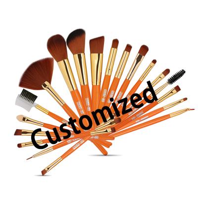 China Angular Blush Hot Selling Amazon Makeup Brushes Custom Label Private Acrylic Cosmetic 19pcs Makeup Brushes High End Makeup Brush Set for sale