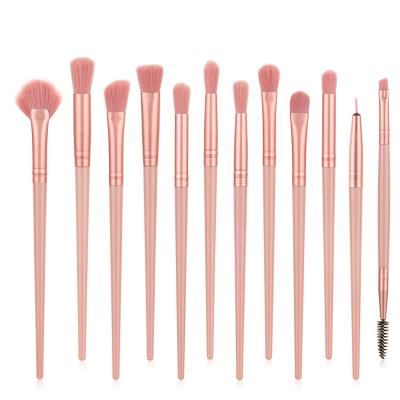 China Goods 2021 New Factory Wholesale Custom Makeup 12pieces Makeup Brush Set Beauty Tool Brush Pink Makeup for sale