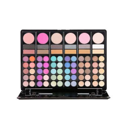 China New Waterproof Makeup Eyeshadow Cosmetics Custom Glitter 78 Colors Private Label Eyeshadow Palette for sale