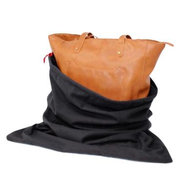 China Recyclable Breathable Cotton Drawstring Pouch Storage Dust Cover Bags For Handbags for sale