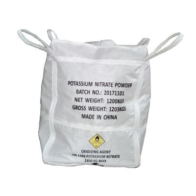 China ANTISTATIC Jumbo White Color PP Material Powder Packaging Bag Cement Spout Bag for sale