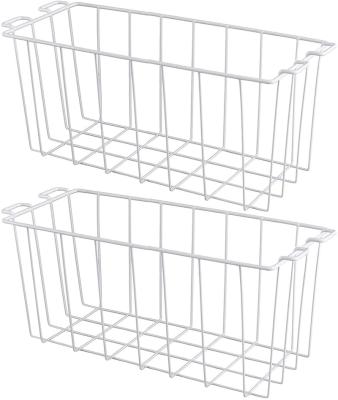 China Durable Custom Coated Fridge Chest Wire Wire Baskets For Freezer for sale