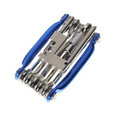 China UPANBIKE 11 in 1 Pocket Mini Portable Bike Multi Tools Bicycle Repair Tool 4.8*7cm for sale