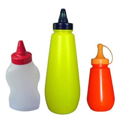 China Ketchup Sauce Squeeze Bottles Condiment Squeeze Bottle Packaging Sauce Plastic Bottle for sale