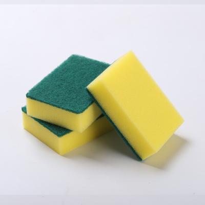 China Sustainable High Density Kitchen Cleaning Sponges Kitchen Sponges for Dishes Cleaning Foams Eraser Bathroom Dishcloth Scrub Sponges for sale