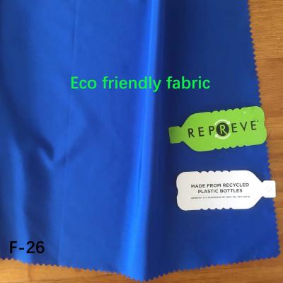 China Waterproof F-26, A reputation manufactory direct sale the friendly eco fabric in the market for outdoor jacket and trousers for sale