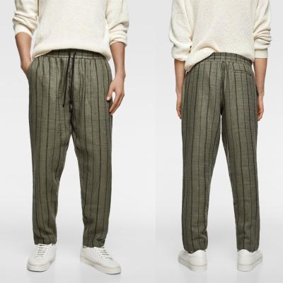 China Fashion Anti-pilling Men's Outdoor Sports Pants Elastic Waist Striped Jogging Pants for sale