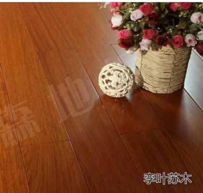 China exotic Brazilian Cherry solid hardwood flooring, selected grade for sale