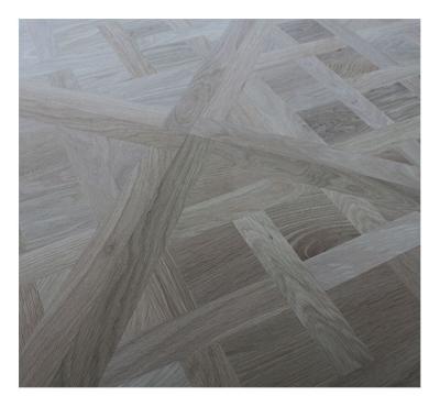 China Versailles Oak Engineered Parquet Flooring, Unvanished, 600 X 600MM for sale