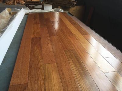 Chine Plancher de bois dur solide de cerise brésilienne exotique, planchers en bois solides de Jatoba à vendre