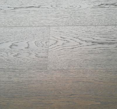 China Russian Oak multi layers Engineered Wood Flooring with modern grey stained for sale