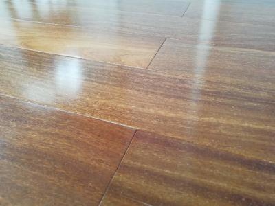 China Exotic Cumaru (Brazilian Teak) Engineered Hardwood Flooring with natural glossy finishing for sale