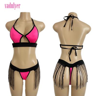 China Wholesale Spinning Dance Sets Vadulyer Stripper Outfits Dancewear Exotic Rhinestones Pole Dancewear for sale